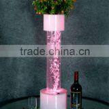 LED water bubble table decoration with color changing new product