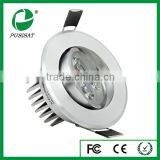 Hight Quality Products Adjustable Angle 3W Led Ceiling Light Fixture