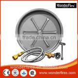 54"x 54" Round Conversational Patio Seating With Fire Table thumbnail-6