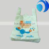 2% EPI Biodegradable Custom Printed Plastic T-shirt Type Charity Bags thumbnail-1