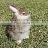 Easter Bunny Furry Animal Taxidermy Decor Chinese Zodiac Toys thumbnail-1