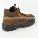 Executive Mens Brown Suede Leather Work Safety Shoes thumbnail-3