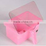 Plastic Square Salt Spice Jar Storage Containers With Spoon thumbnail-3