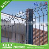 Concrete welded wire mesh fence