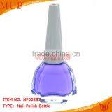 Clear Bottle Top Lady Nail Polish Bottle thumbnail-1