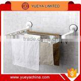 Plastic Metal Wall Sucked Length Vertical Adjustable Towel Rack/laundry Rack 5-bars thumbnail-1