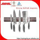 PRACTICAL WOODEN KNIFE HOLDER MAGNETIC WALL STRIP WITH FIXINGS KITCHEN thumbnail-2