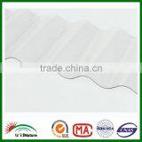1.0mm Transparent Polycarbonate Corruaged Sheet Roof/canopy thumbnail-2