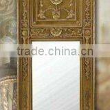 Wooden Classical Hand Carved Wall Mirror, MOQ:1PCS(B70116) thumbnail-1