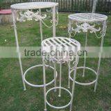 Waterproof Antique Tall Round Wedding Flower Stands (3pcs/Set) thumbnail-2