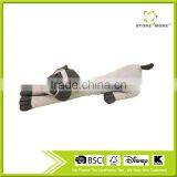 Store More Beige and Grey Mokey Cotton Animal Sliding Door Stopper thumbnail-1