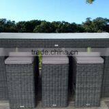 2017 Sigma Trade Assurance Resin Wicker Modular Curved Used Commercial Bar Furniture thumbnail-1