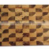 High Quality Best Selling Eco Friendly Rectangular Natural RubberWood Cutting Board From Viet Nam thumbnail-1