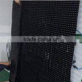 Large P25 Black Fireproof Velvet Fabric Video Curtain Led Display thumbnail-5