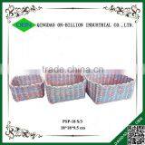 Hand Woven Decorative Plastic Rattan Storage Boxes thumbnail-1