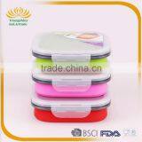 Silicone Collapsible School Lunch Box thumbnail-2