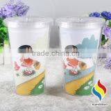 With Paper Insert Custom Double Wall Plastic Color Change Tumbler thumbnail-5