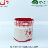 Cheap Wedding Gift Bags With Linen Outside Cute Felt Gift Bag thumbnail-3