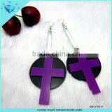 Fashion Music Shape Acrylic Earrings thumbnail-3