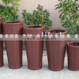 Outdoor Rattan Flower Basket Pot AK2001 thumbnail-1