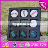 2017 New Design Children Educational Wooden Noughts and Crosses Game W01B036 thumbnail-6