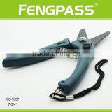 S6-1037 7-3/4 Inches Plastic Handle and High Quality Stainless Steel Blade Durable Black Coated Garden Scissors thumbnail-4