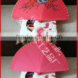 Spanish Wood Fabric Fan for Party thumbnail-1