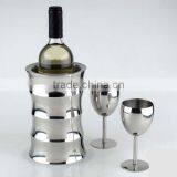 Wholesale Unique Bamboo Shape Champagne Ice Bucket/Beer Ice Bucket thumbnail-3