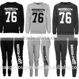 Ladies Brooklyn 76 Full Set Sweatshirt & Jogging Bottoms Joggers Tracksuit thumbnail-1