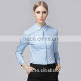 2017 High Quality Ladies Office Uniform Formal White Shirt for Women thumbnail-2