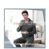 100% Cotton Kintted Fabric Men Sleepwear Sets Man Nightclothes Homewear Pajama Sleepwear thumbnail-2