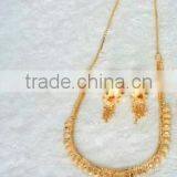 Fancy Micro Gold Plated Necklace and Pendant Sets thumbnail-4
