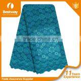 Bestwaytex Beautiful Yellow Embroidered Swiss Voile Lace in Switzerland SL0409-6 thumbnail-5