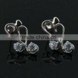 White Gold Earrings thumbnail-1