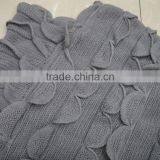 New Designer Grey Sequin Glitter Knitted Shawl for Winter thumbnail-6