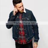 Winter Fashion Warm Black Denim Jacket Men With Fur thumbnail-1