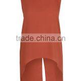 Body Building SinglesTall Split Back Crepe Vest Womens Singlet Vests thumbnail-4