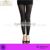 P0575Yiwu Fenghui Pretty Elastic Sexy Ladies Sexy New Disgen Opacity Jacquard Leggings thumbnail-1