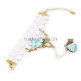 American Export Handcraft Lace Set Jewelry Bride Dancing Party Bracelet Set Wholesale thumbnail-3