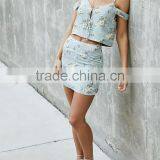 Cold Shoulder Tank Top/Floral Print Tank Top thumbnail-5