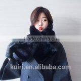 2016 New Style Fox Scarves Warm Plush Scarf Women Pareo Thicken Solid Fur Collar Rabbit's Hair Scarf thumbnail-4