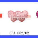SPA052-5 Lovebaby Yiwu Wholesale Red Sequin Love Heart Baby Girls Hair Accessory With Chips thumbnail-4