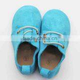 Pure Suede Leather Hard Sole Shoes for Kids thumbnail-2