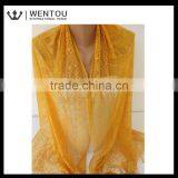 Fashion Magnetic Honey Mustard Tulle Scarf thumbnail-4