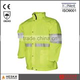Custom uniform 3m reflective parka high visibility pink safety jacket