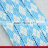 Wholesale Wide Flat Round Head Colorful Brick Shoelace Color Rainbow White Lace Length Customized thumbnail-2