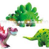 6pcs PVC Cartoon Dinosaur Toy 9'' Dinosaur Life Like Dinosaur Toys for Animals
