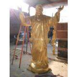 Light Green Bronze Angel Figurine With Two Big Wings thumbnail-2