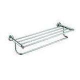 Stainless Steel Towel Rack Bathroom Accessory With Single Towel Bath Storage thumbnail-1