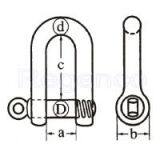 EUROPE TYPE LARGE DEE SHACKLE thumbnail-2